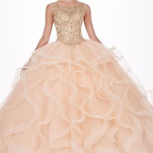 Mary's High Neckneckline Beaded Dress